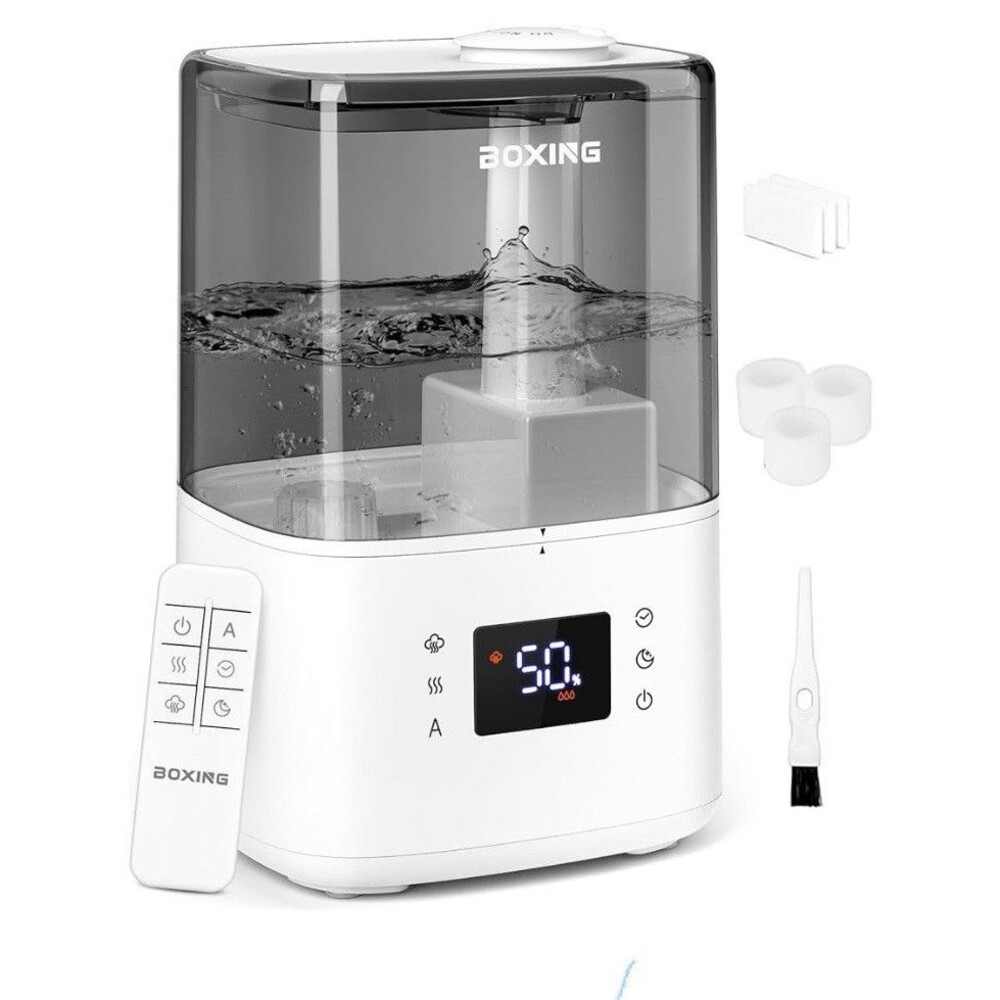 BOXING 4.5L Capacity Warm and Cool Mist Humidifier w/Remote & Diffuser FREE SHIP
